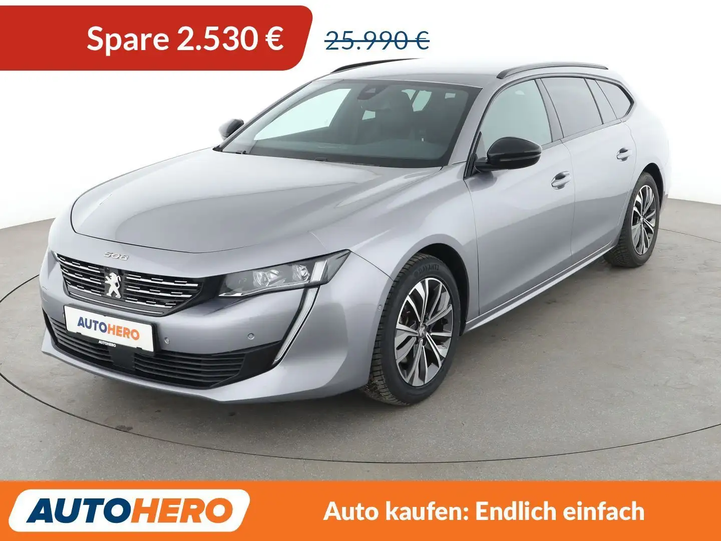 Peugeot 508 1.5 Blue-HDi Allure Pack Aut*NAVI*LED*TEMPO*CAM* Grau - 1