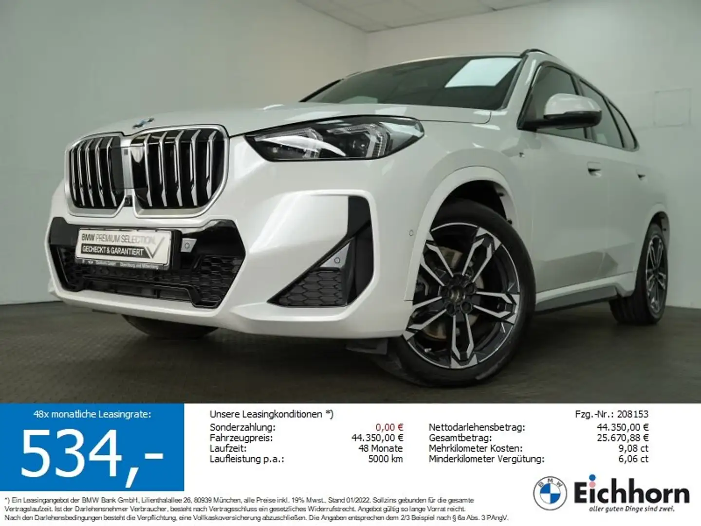 BMW X1 sDrive20i M Sportpaket AHK.HUD.H&K HiFi.NAVI Weiß - 1