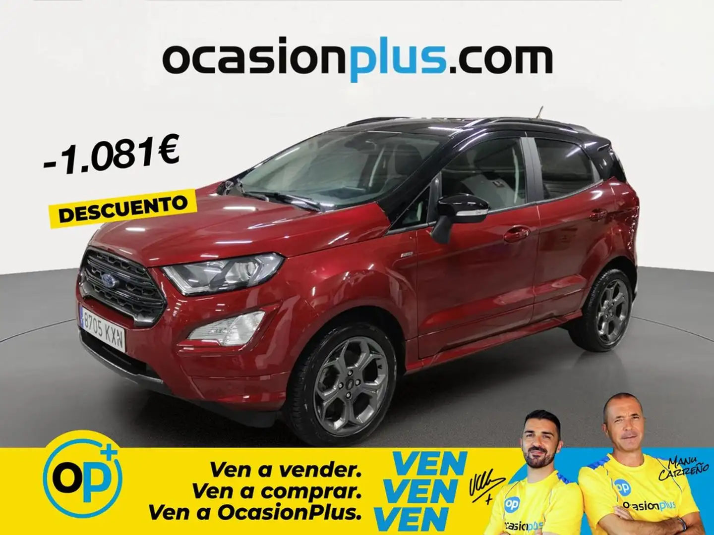 Ford EcoSport 1.0 EcoBoost ST Line 140 Rojo - 1
