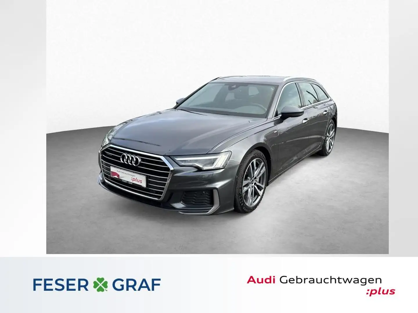 Audi A6 Avant 50 TFSI e qu 2x S line-Matrix-B&O-Kamera Grau - 1