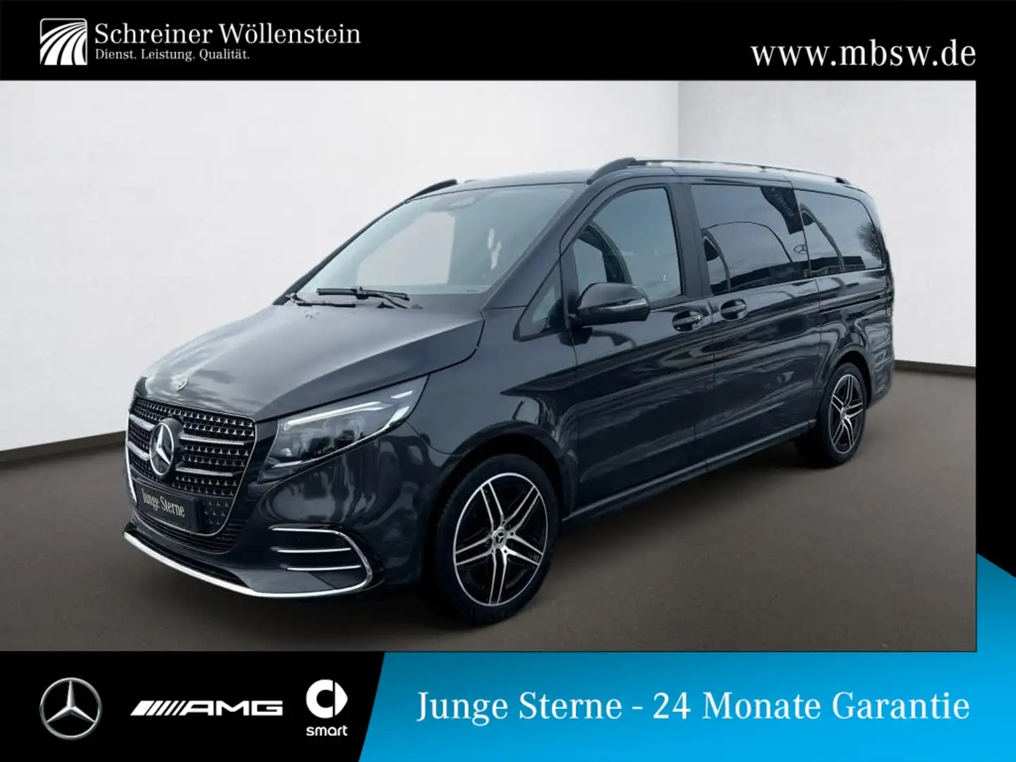 Mercedes-Benz V 300 4M STYLE Lang AIR*AMG*Pano*Burm*Distr* Gris - 1