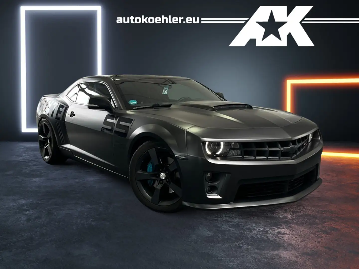 Chevrolet Camaro SS 6.2 Klappenauspuff, LPG Noir - 1