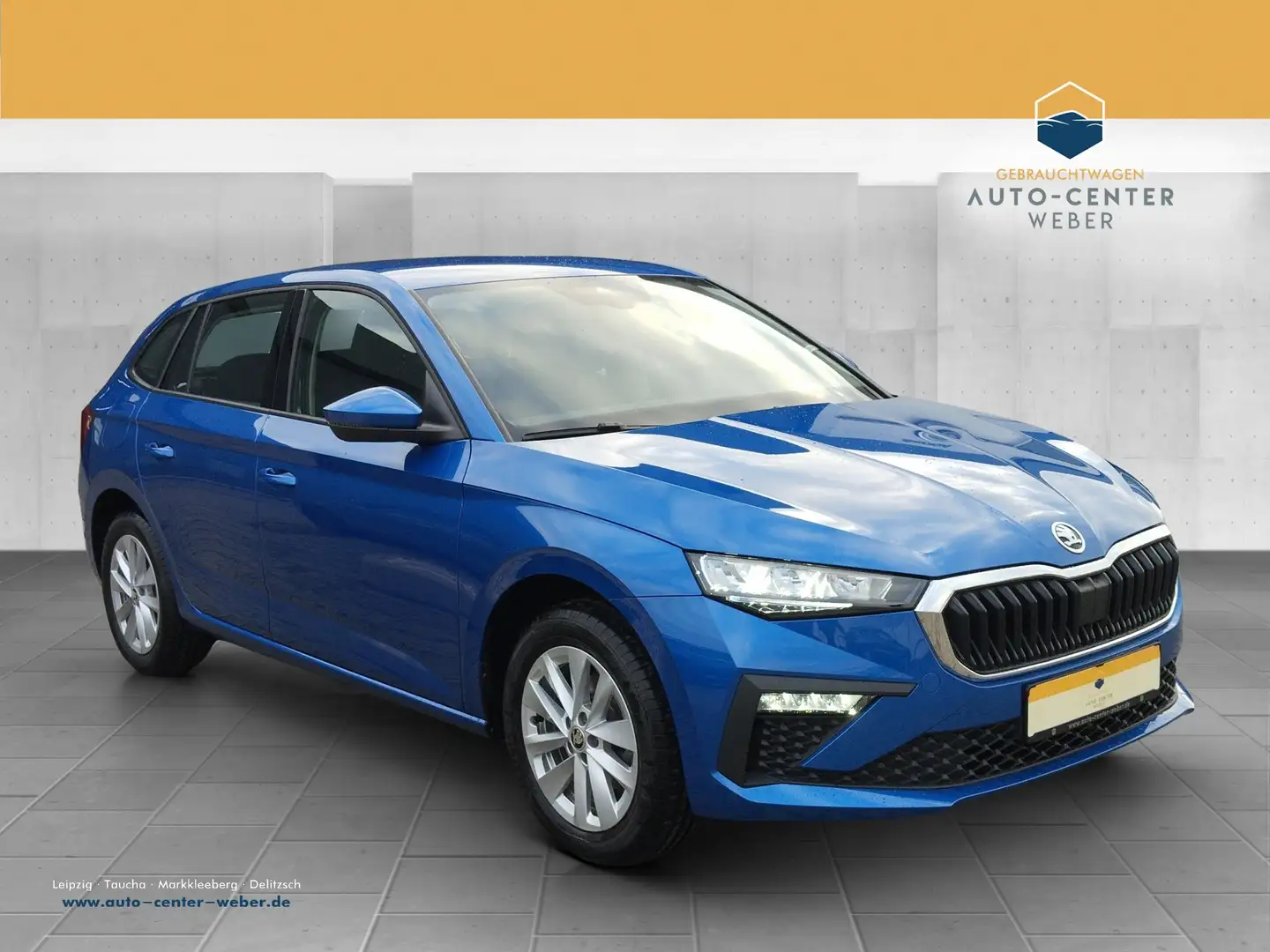 Skoda Scala 1.0 TSI Selection Facelift*KeyLess*KlimaA Blau - 1