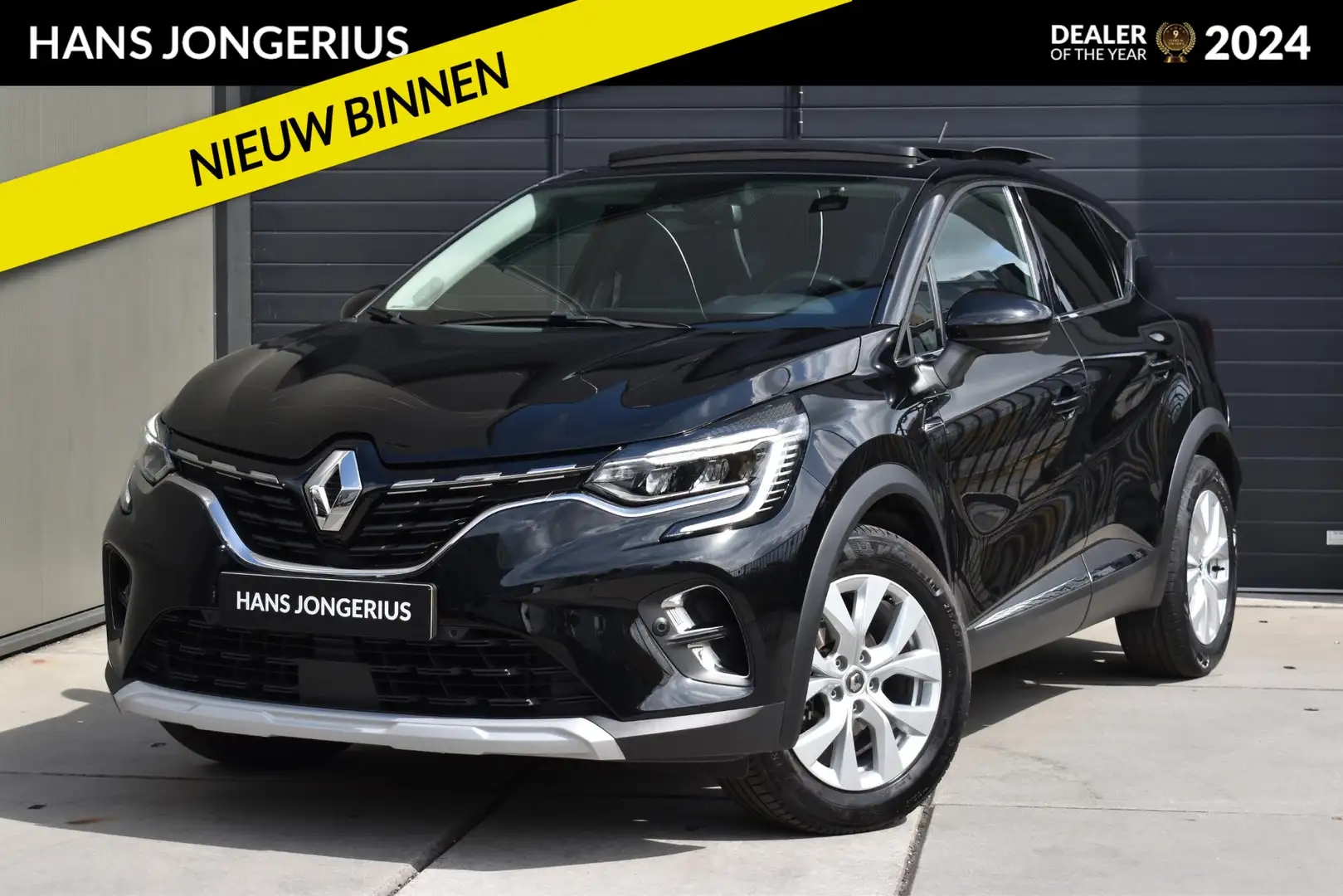 Renault Captur TCe 130 EDC Intens | AUTOMAAT | SCHUIF/KANTELDAK | Zwart - 1