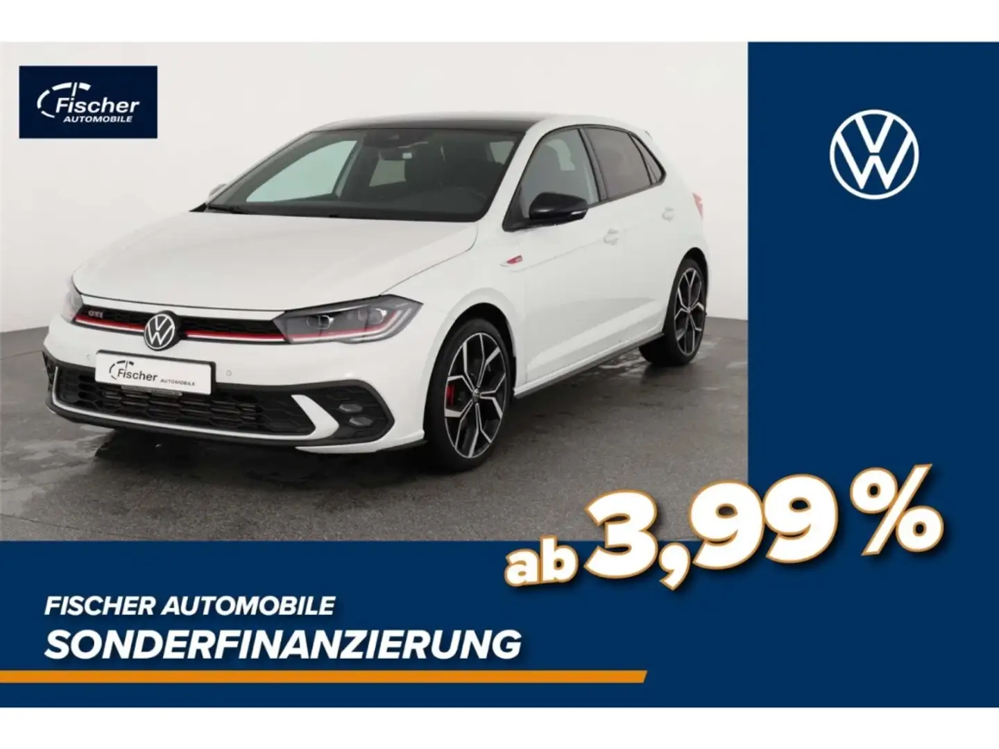 Volkswagen Polo GTI 2.0 TSI DSG Matrix/NAV/RFK/ACC/SH/18'' Weiß - 1