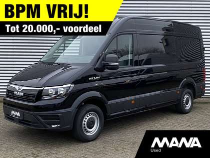 MAN TGE 3.140 L3H3 Automaat 140PK Zwart NIEUW MODEL Cruise