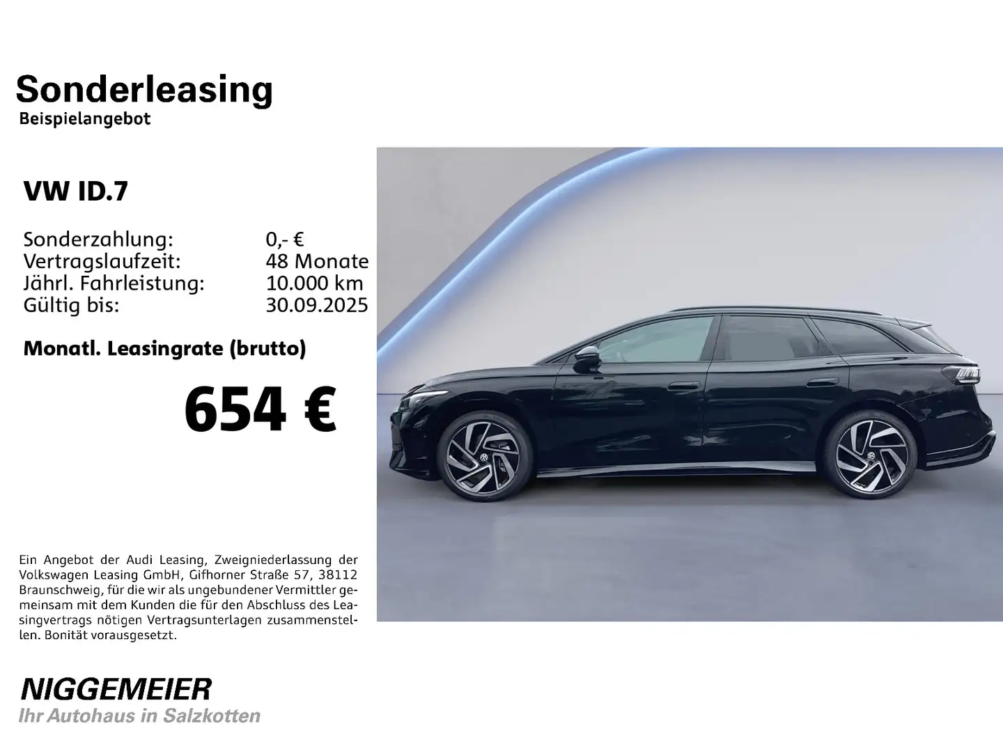 Volkswagen ID.7 Tourer GTX Schwarz - 2