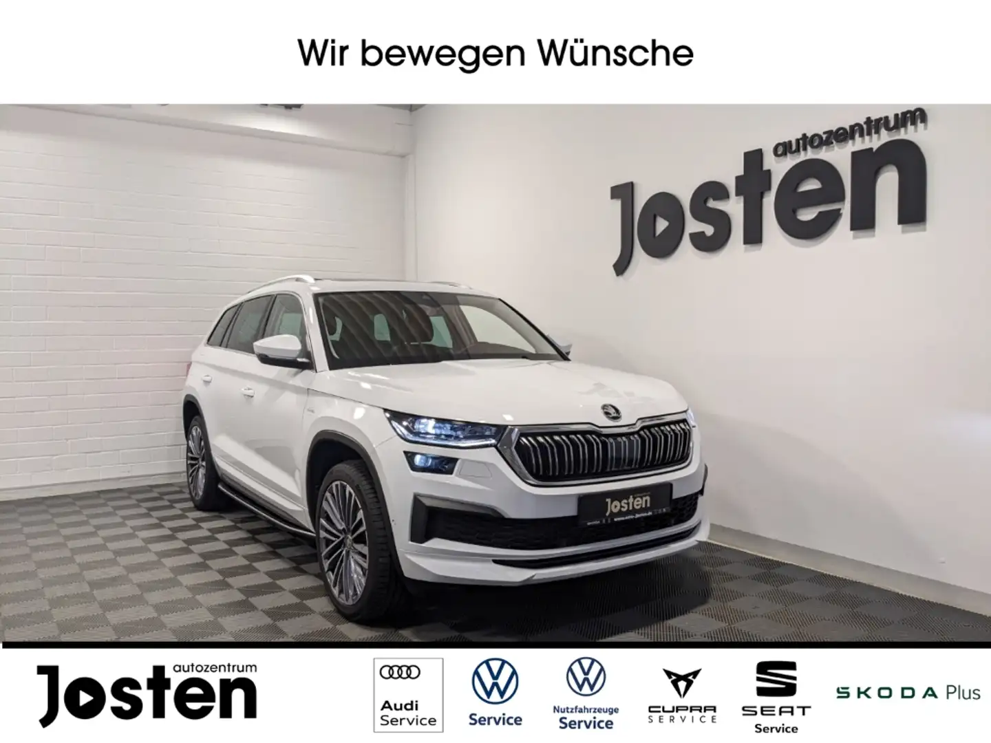 Skoda Kodiaq L&K 2.0 TSI 4x4 MTRX Travel StandHz. Pano Blanc - 1
