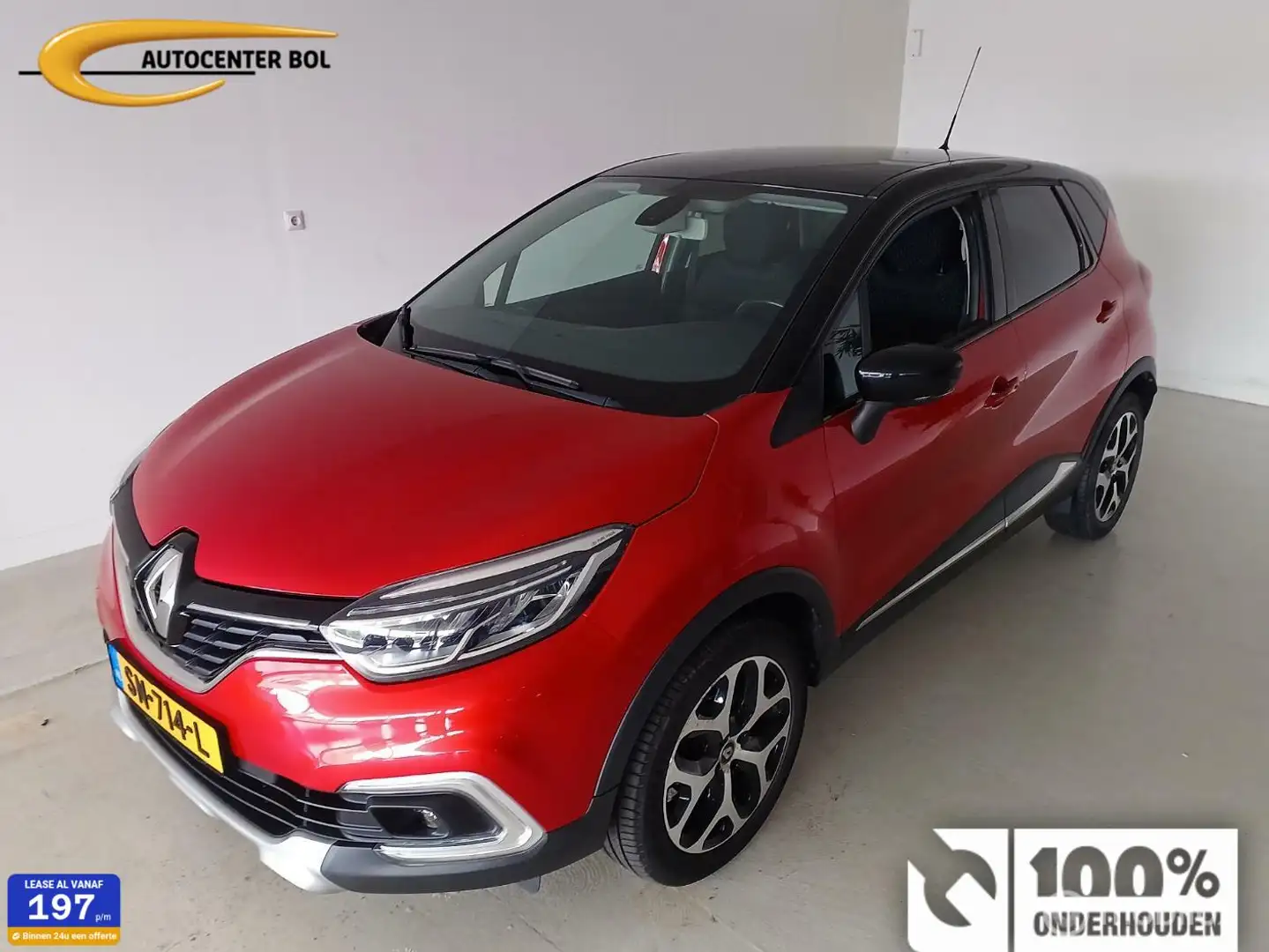 Renault Captur 0.9 TCe Intens NAV|CL C|Cr C|LMV|Keyless Rouge - 1