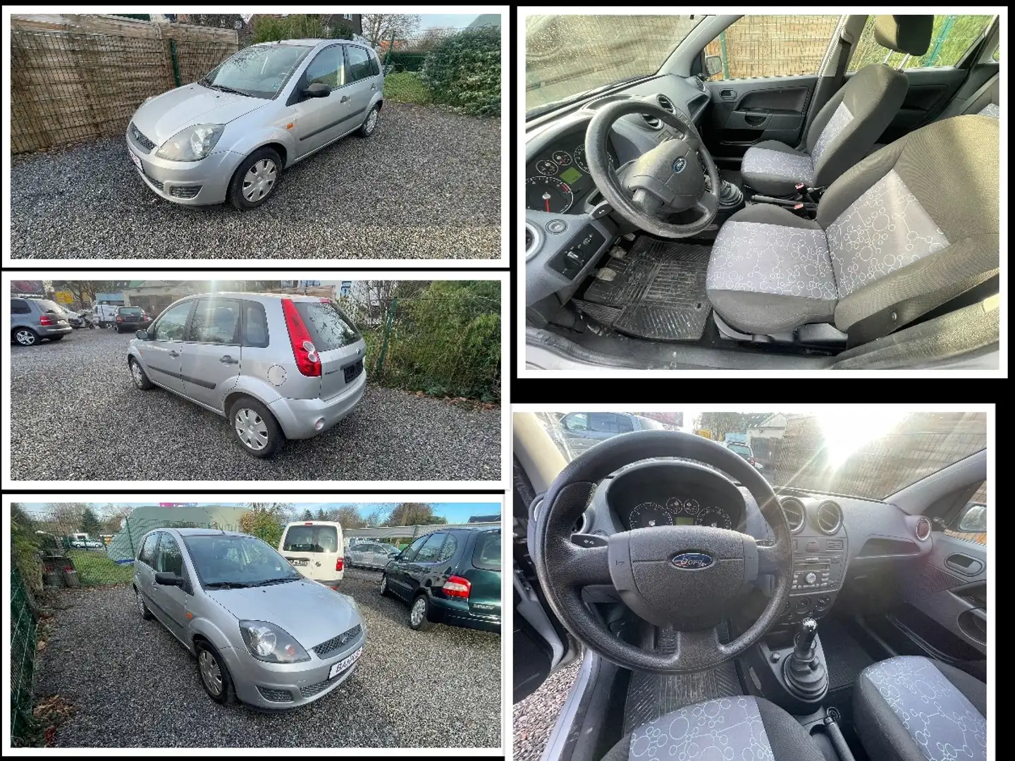 Ford Fiesta 1.3 Fun X 2. Hd. "nur 114.000 km" TÜV 02/2027! Gris - 1