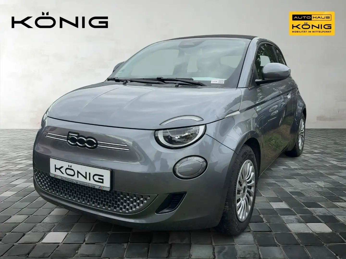 Fiat 500e Cabrio MY23 CarPlay*AndroidAuto*Klima*Radio Grau - 1