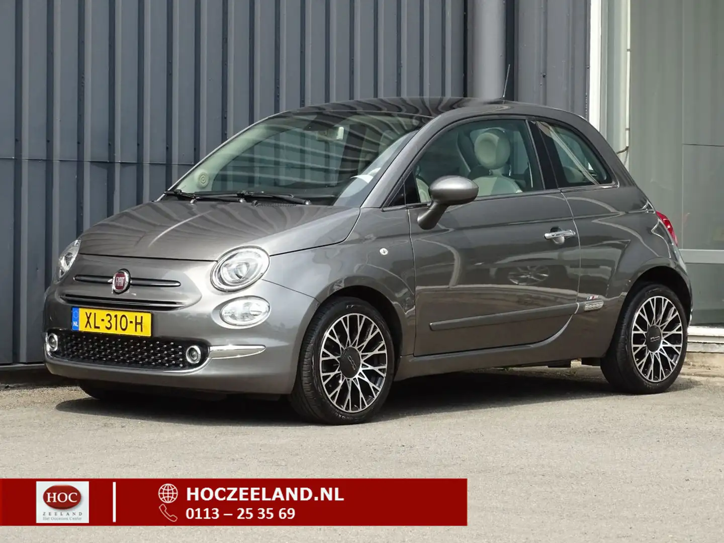 Fiat 500 0.9 TwinAir Turbo Collezione | Pano | Cruise | 16" Grijs - 1