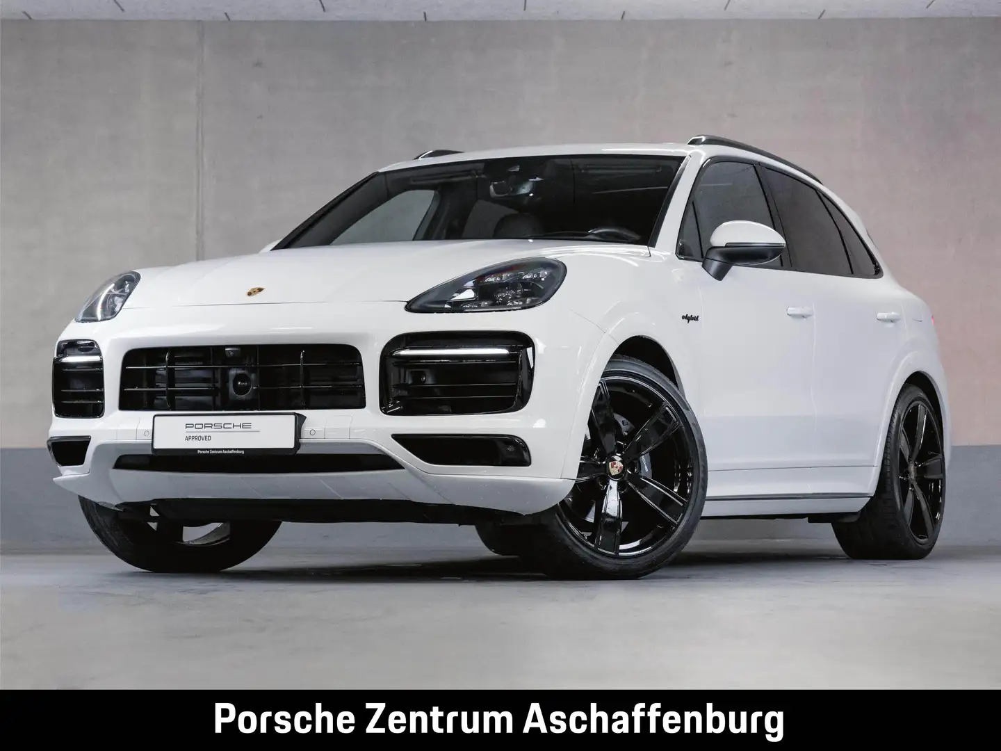 Porsche Cayenne E-Hybrid Panoramadach Sport Design Paket Weiß - 1