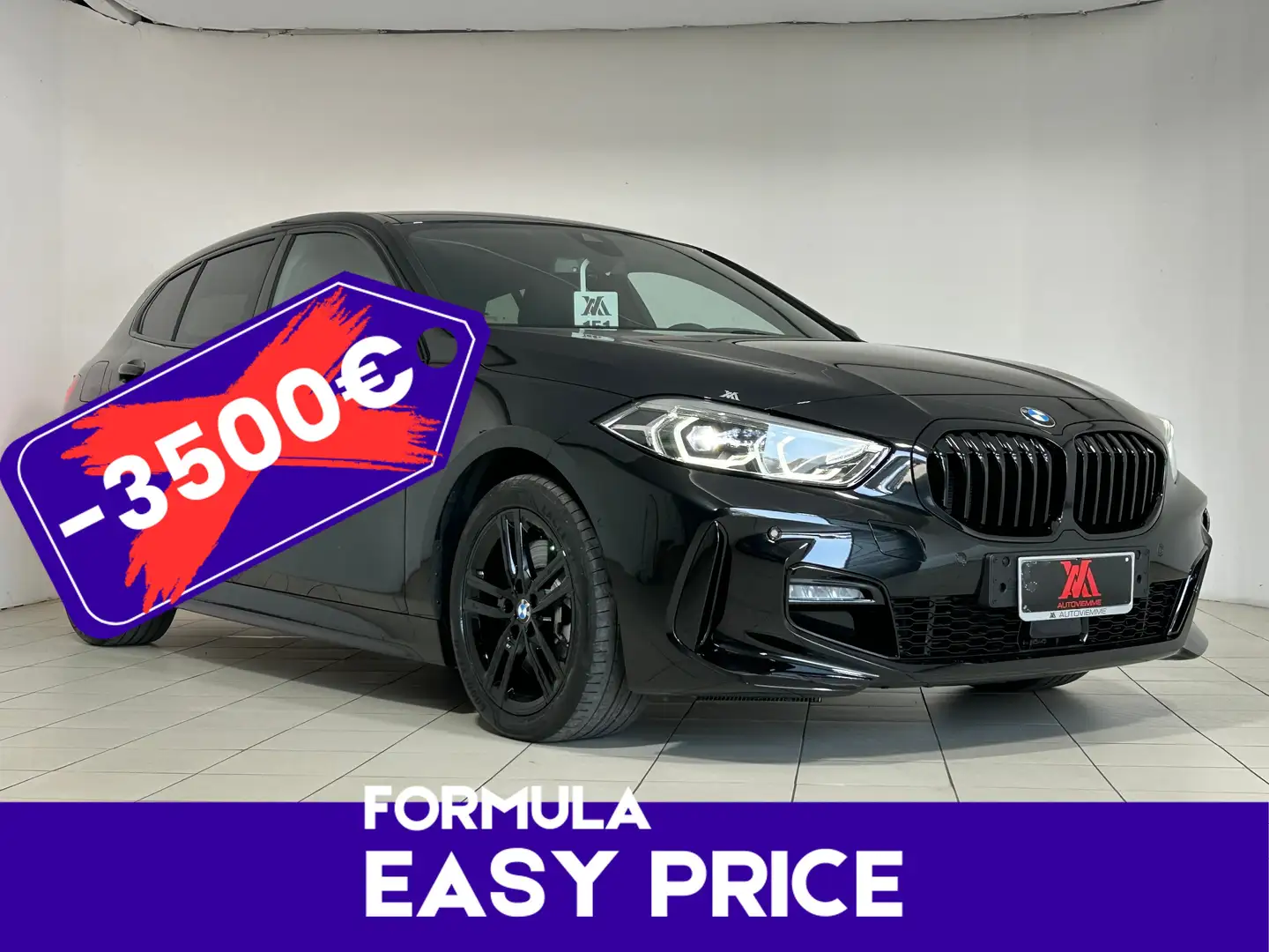 BMW 120 120d F40 Msport auto Nero - 1