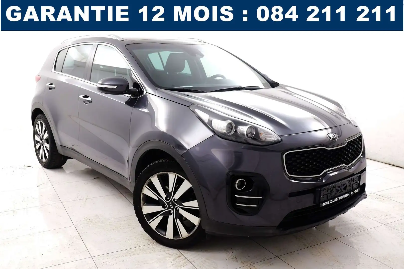 Kia Sportage 1.7 CRDi 115 cv # Airco, GPS, caméra, capteurs Gris - 1