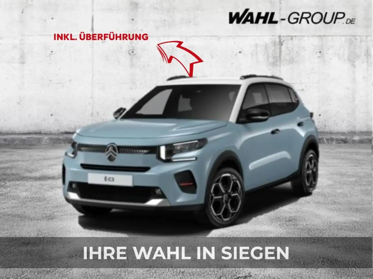 Citroen C3 ë-C3 MAX Standard Range | Automatik |Navi| Allwett Blau - 1