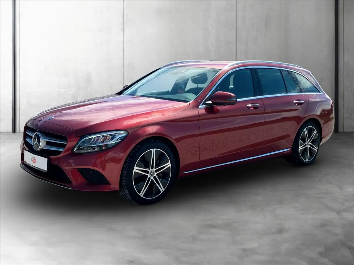 Mercedes-Benz C 220 T d 4Matic Avantgarde ASSIST+LEDER+NAVI+LM Rot - 2
