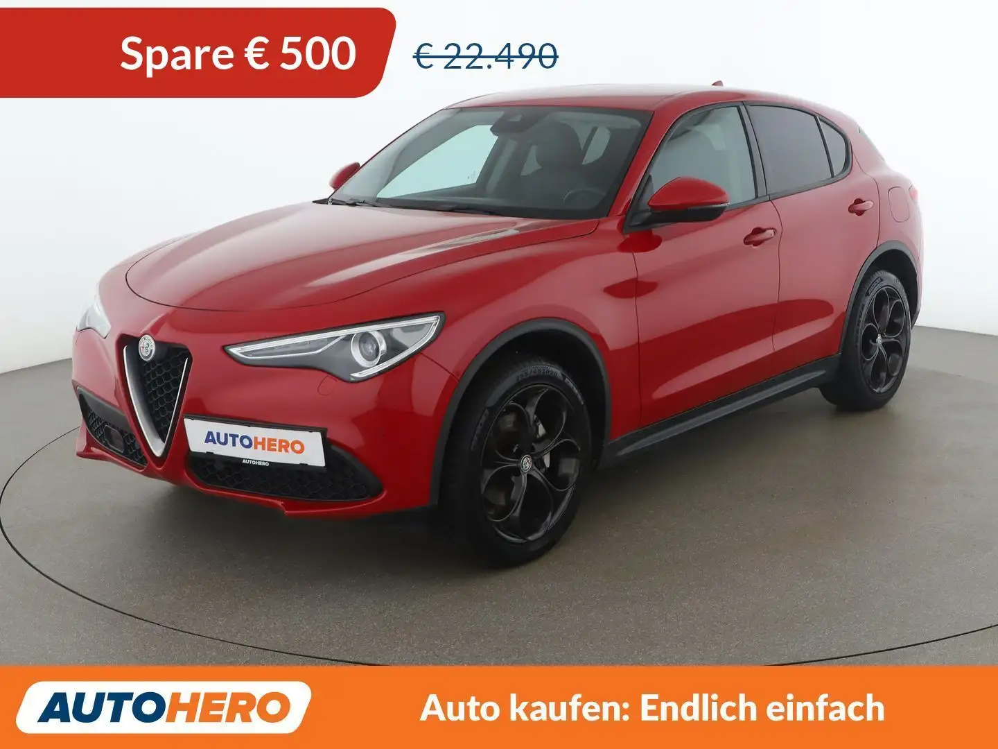 Alfa Romeo Stelvio 2.0 Turbo Super Q4 Rot - 1