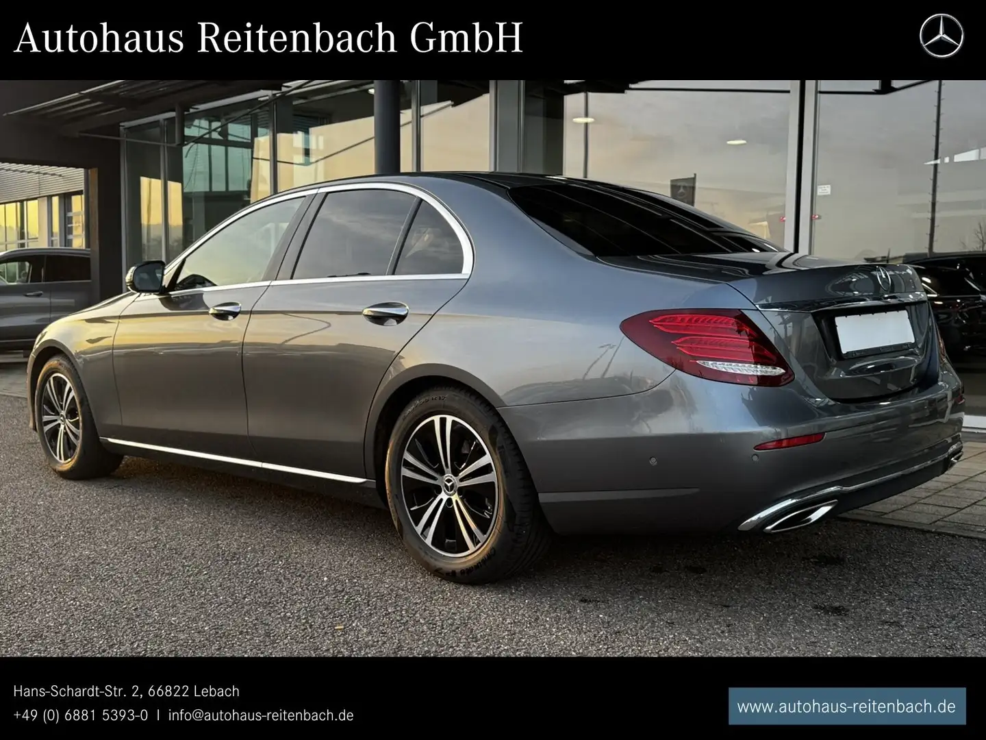 Mercedes-Benz E 200 E200 4M LIMO AVANTGARDE+AHK WIDE+AMBIENTEBE+TOTW Grau - 2