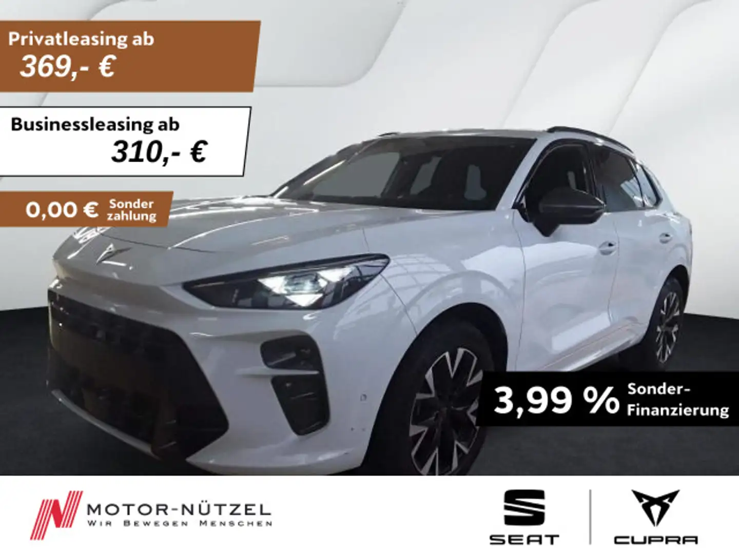 CUPRA Terramar 1.5eTSI DSG LED+NAV+APP+ACC+SHZ+RFK+NSW Weiß - 1