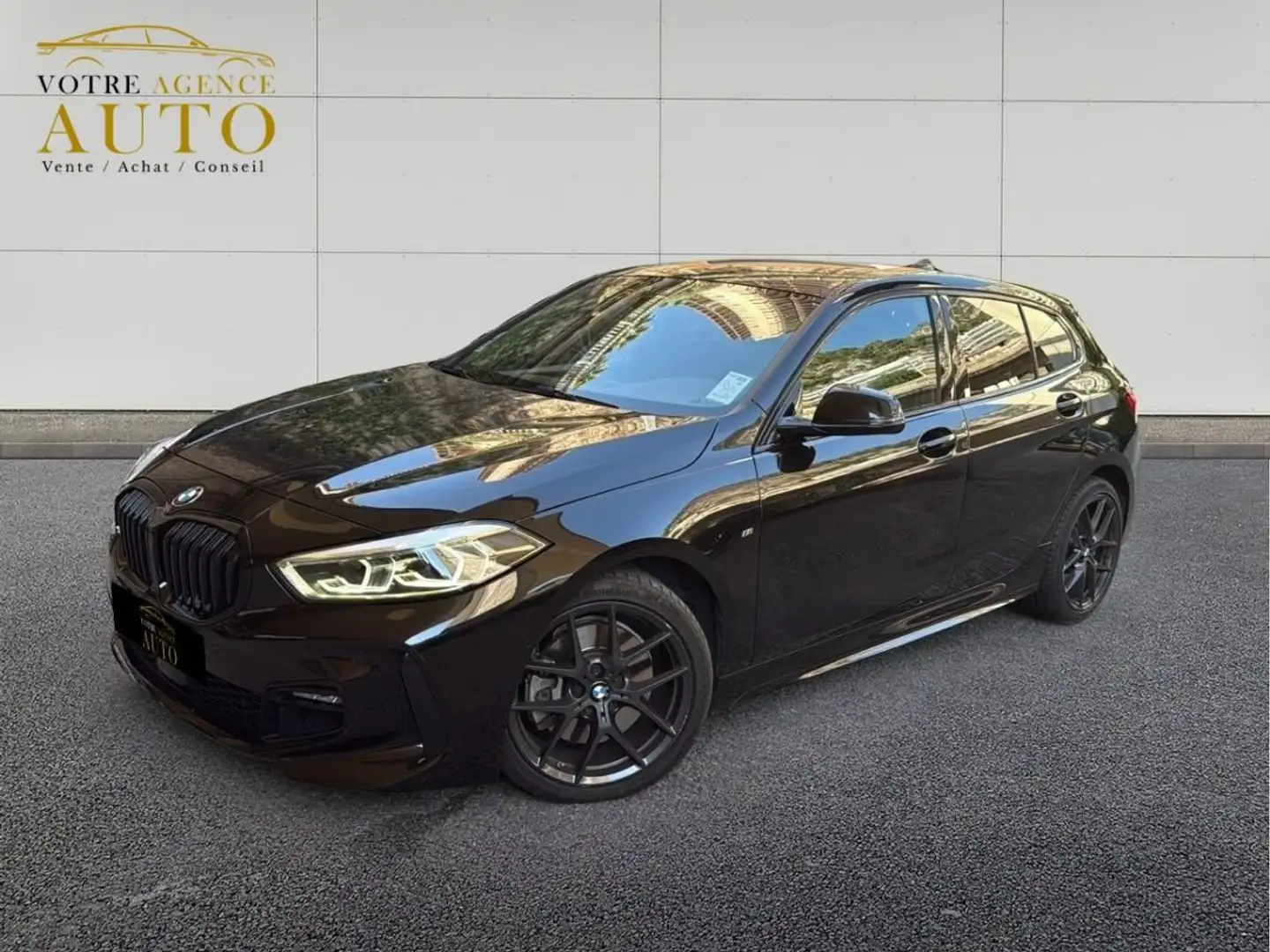 BMW 120 SERIE 120i - BV DKG Sport F40 M Sport Noir - 1