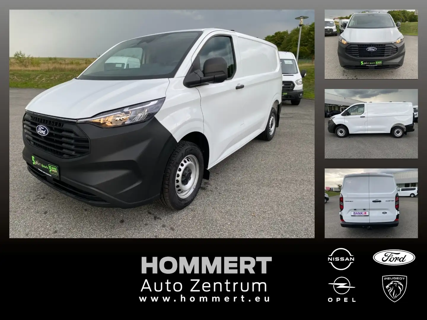 Ford Transit Custom Kasten 2.0 EcoBlue 280 L1 FWD AHK Blanc - 1