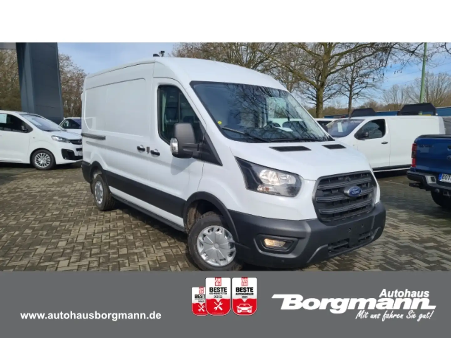 Ford Transit Kasten 290 L2 Trend 2.0 TDCi DPF, DAB-Klim Blanc - 1