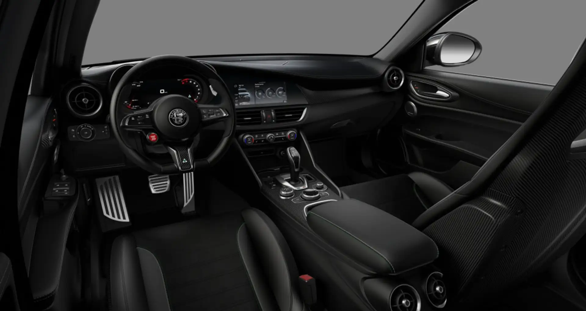 Alfa Romeo Giulia QV 2.9 V6 Bi-Turbo (520PS)|AKRAPO|SABEL| Grün - 2