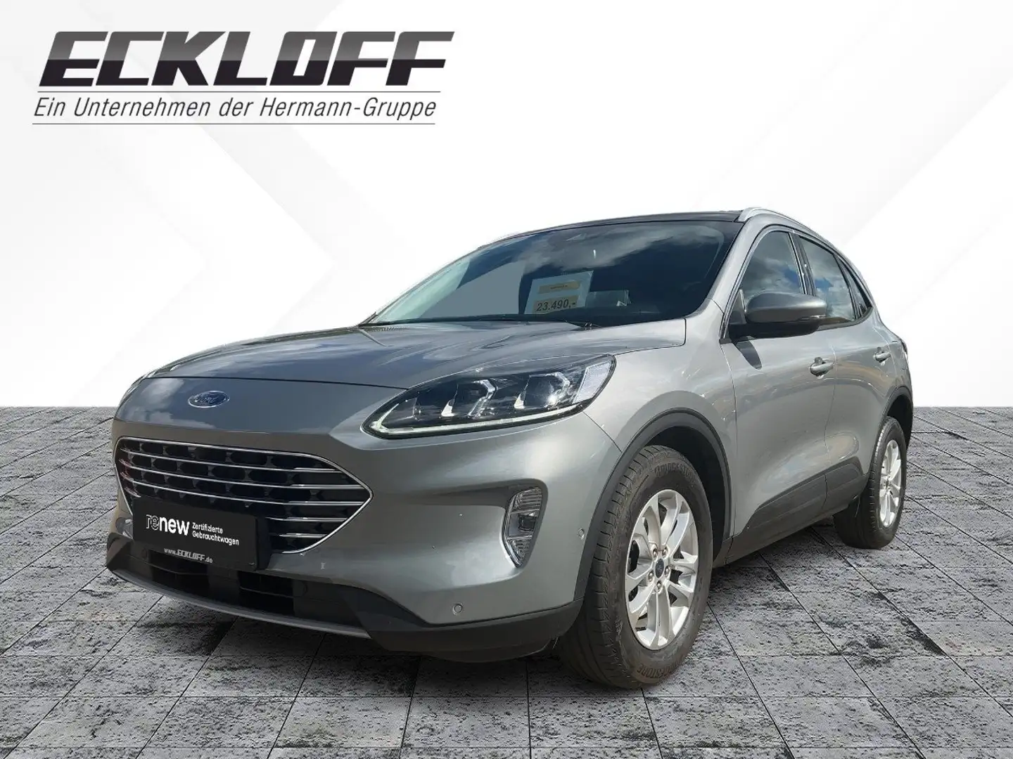 Ford Kuga 1.5 EcoBoost Titanium AHK*CAM*LED*NAVI*SHZ Silber - 1