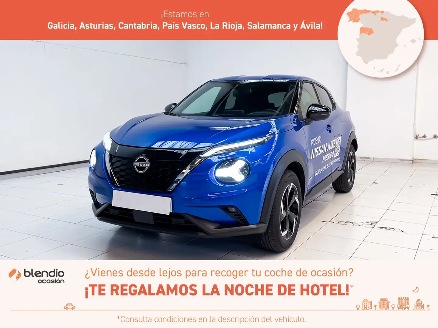 Nissan Juke 1.6 HYBRID HEV 105KW N-CONNECTA AUTO 143 5P Blue - 1