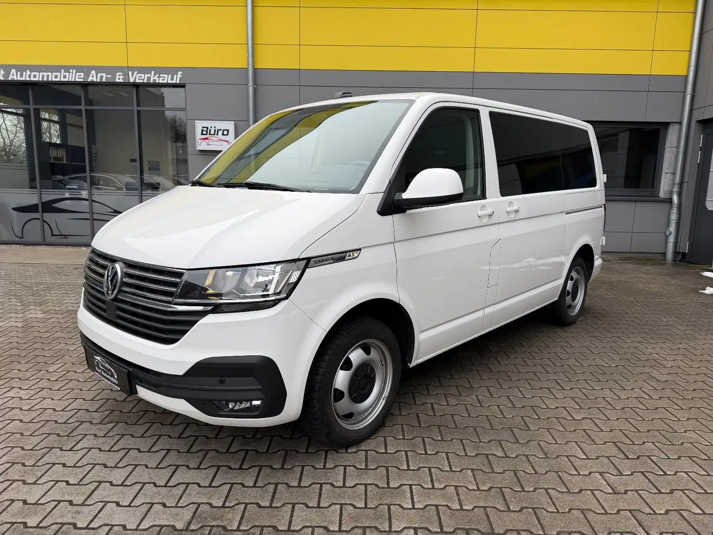 Volkswagen T6 Transporter Caravelle/AUTOMATIK/3 Z KLIMA/AHK Blanc - 2