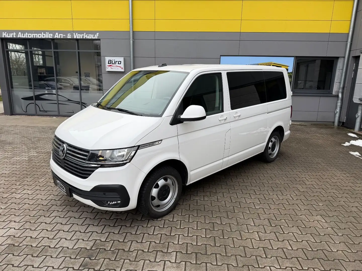 Volkswagen T6 Transporter Caravelle/AUTOMATIK/3 Z KLIMA/AHK Blanc - 1