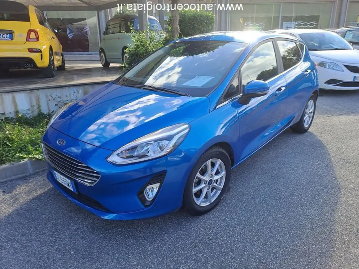 Ford Fiesta 1.0 EcoBoost Hybrid 125 CV Titanium Blauw - 1
