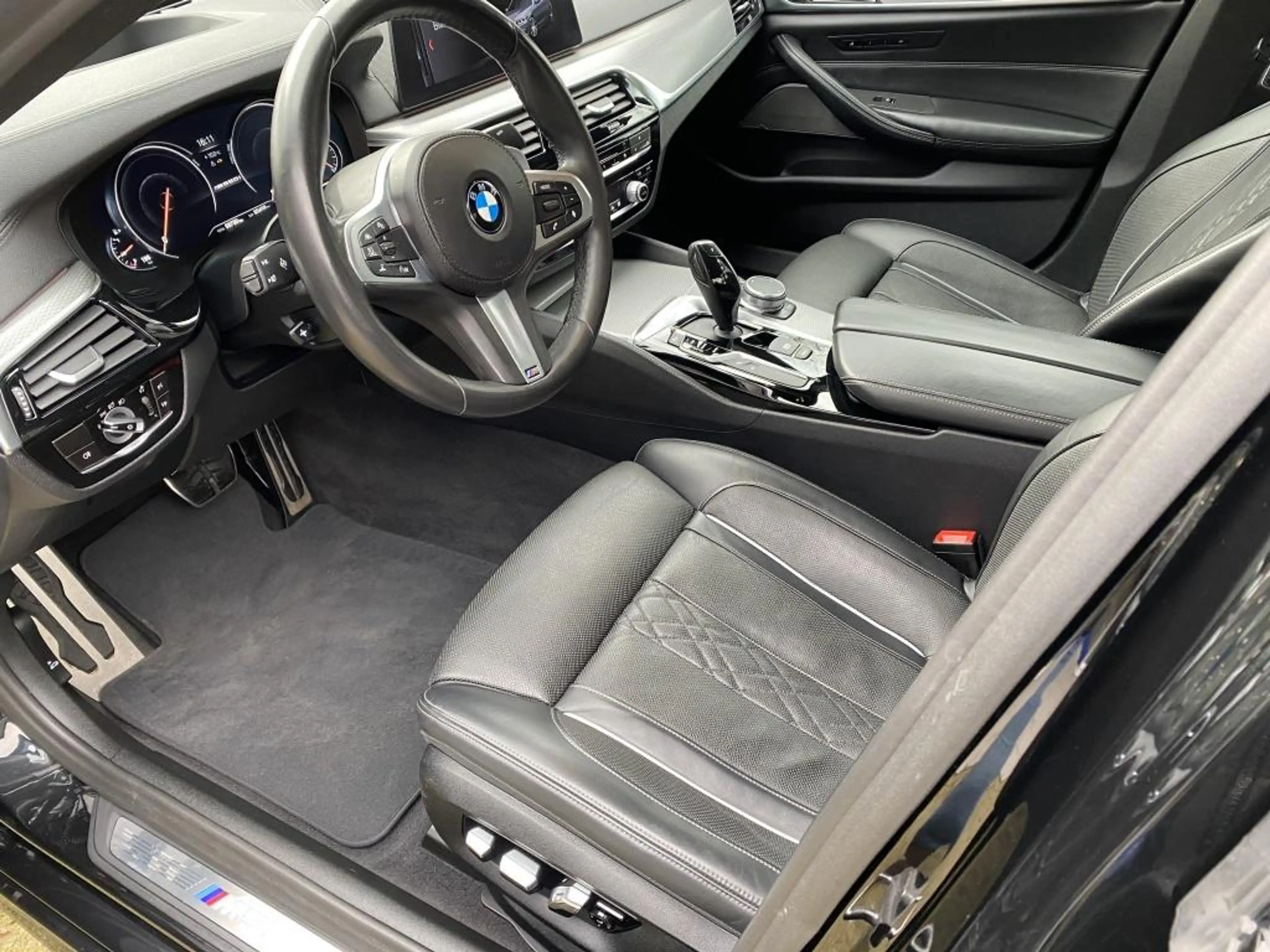 BMW M550 5 Serie M550i xDrive High Executive leer/navigatie — photo 12