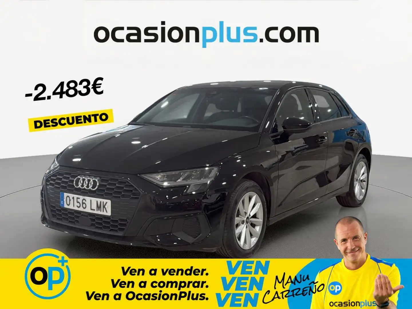 Audi A3 Sportback 35TDI S tronic Negro - 1