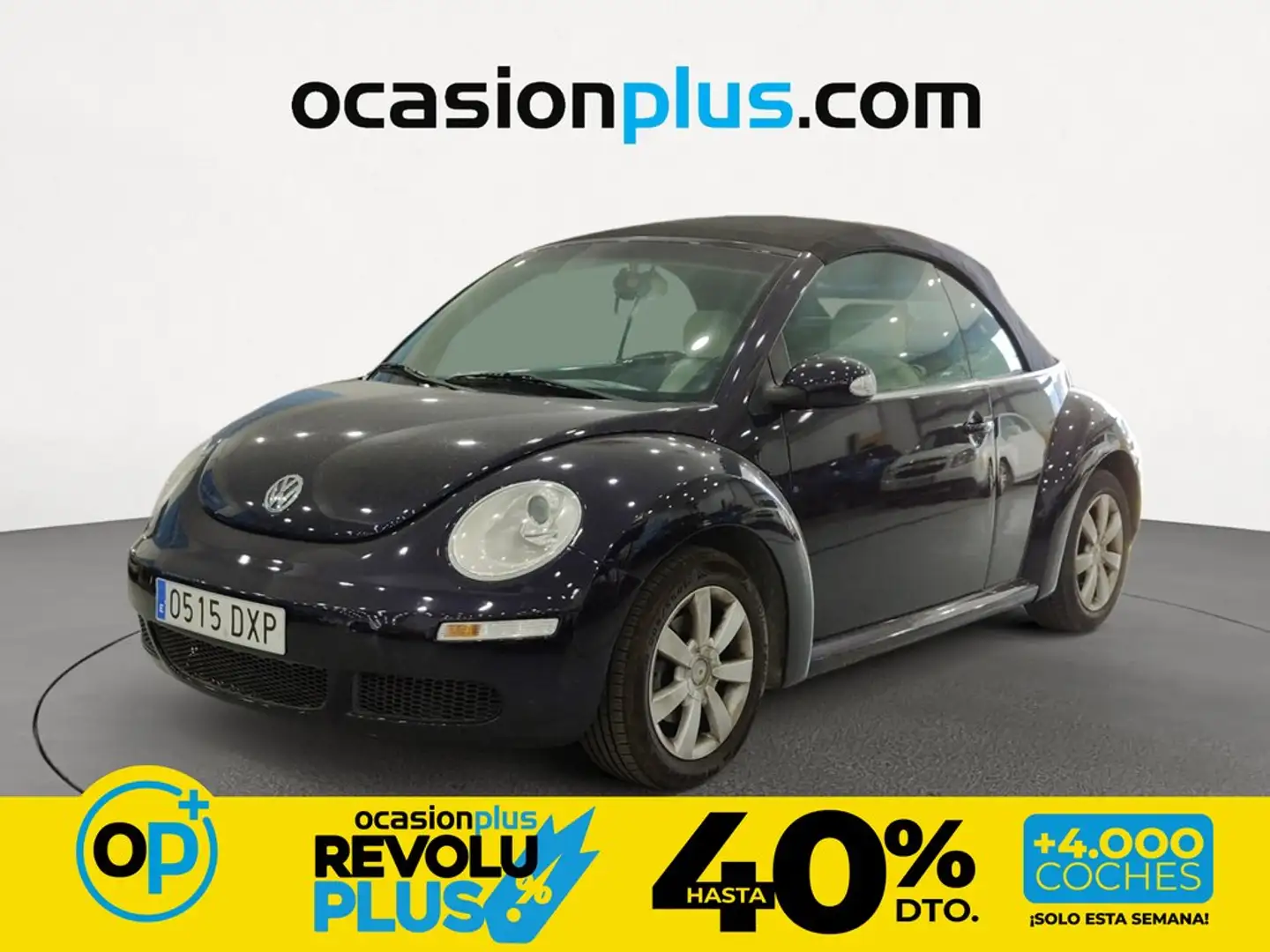 Volkswagen Beetle Cabrio. 1.9TDI Negro - 1