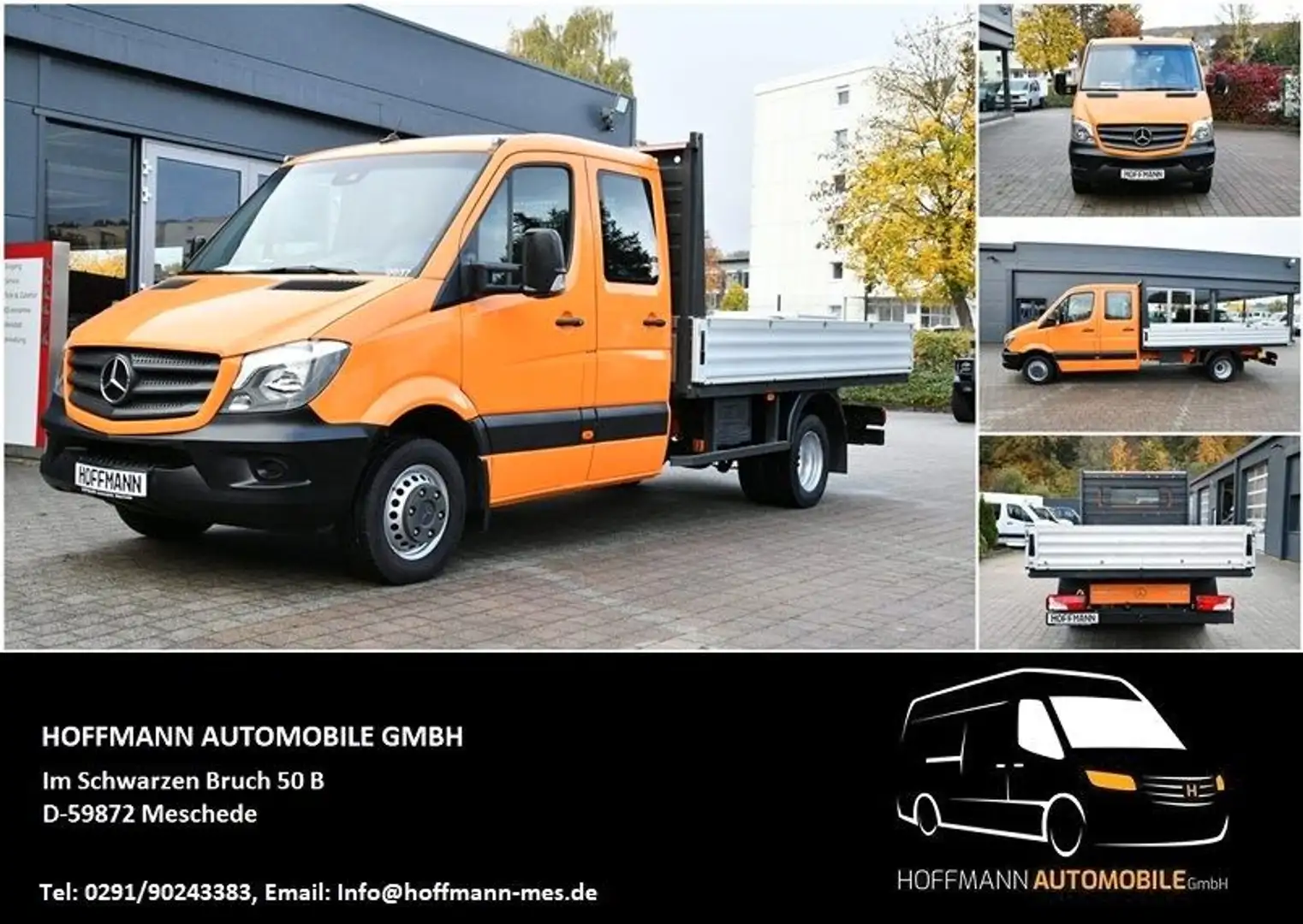 Mercedes-Benz Sprinter 519 CDI  V6 Pritsche/DoKa RWD 5t LANG Orange - 1