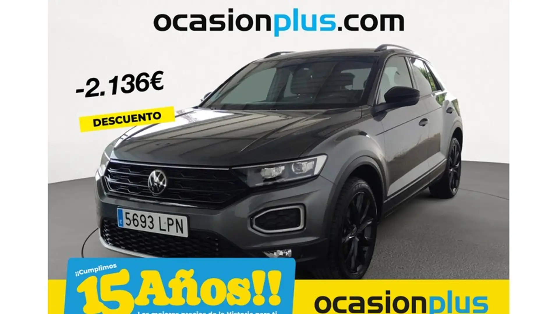 Volkswagen T-Roc 1.5 TSI Advance Style DSG7 Gris - 1