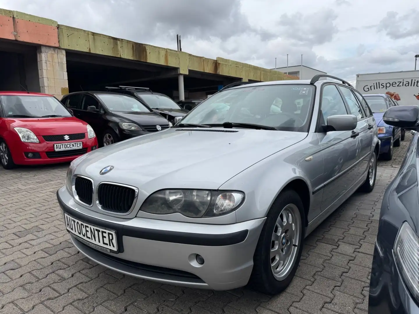 BMW 320 Baureihe 3 Touring 320d Silber - 2