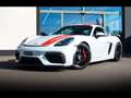 Porsche Cayman 718 GT4 PDK CLUBSPORTCARRARA WHITECARBONBUCKET Blanc - thumbnail 1