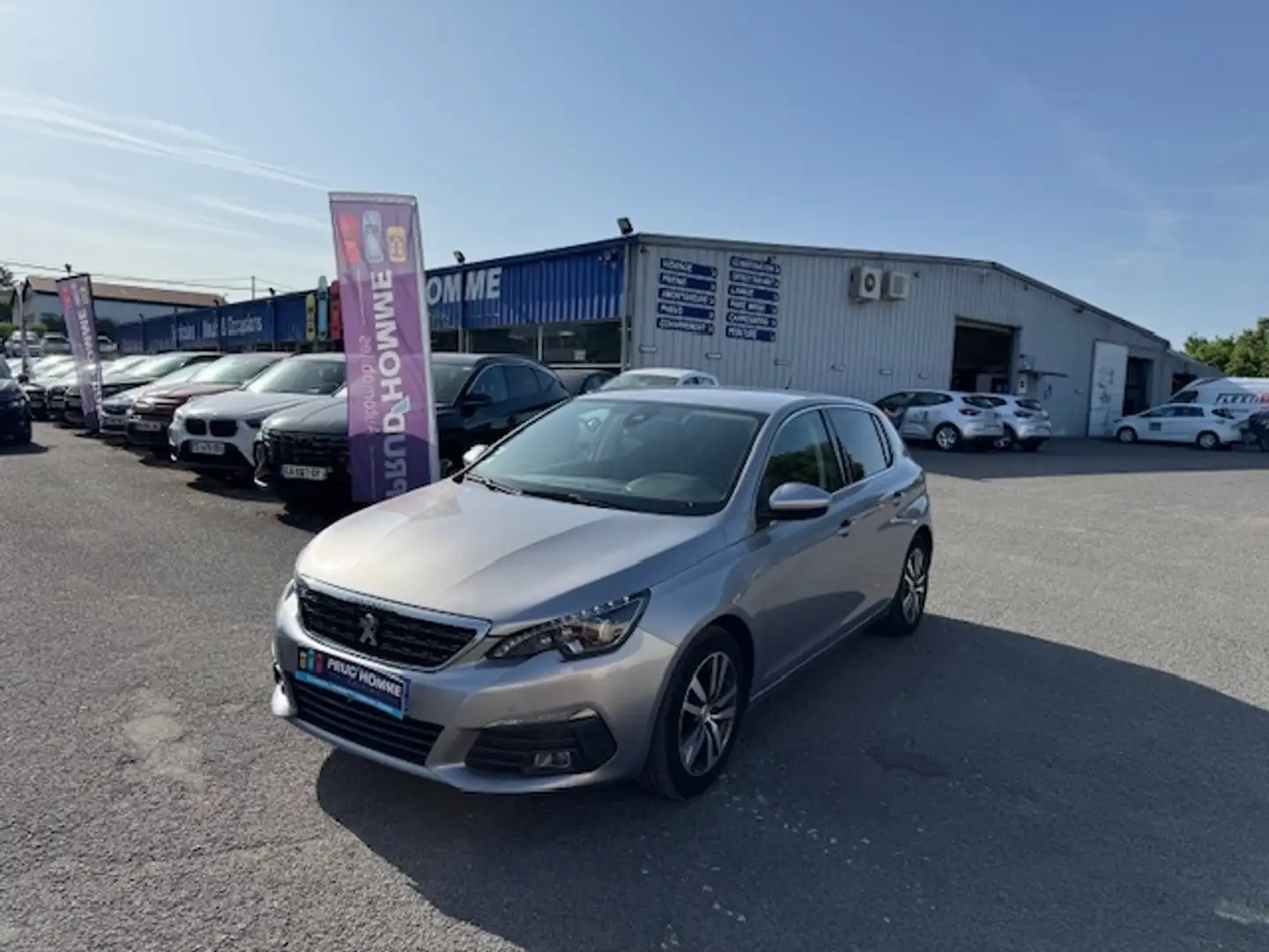 Peugeot 308 1.5 BLUEHDI 130CH S\u0026S  ALLURE BUSINESS EAT8 Gris - 1