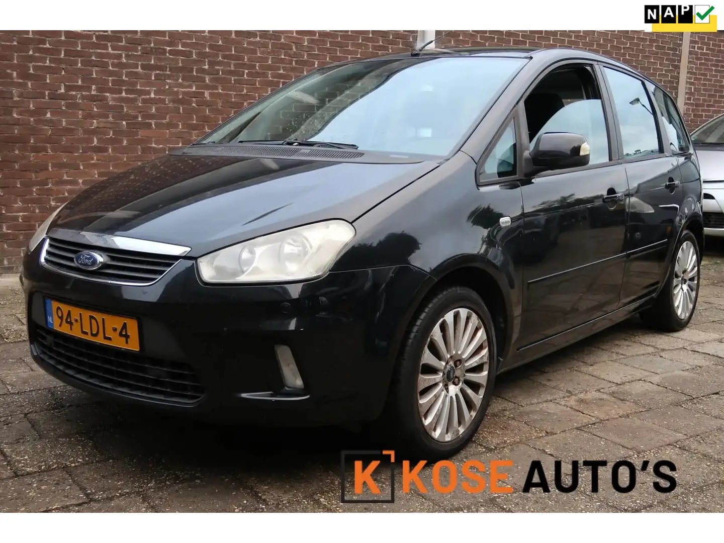 Ford C-Max 1.8-16V Titanium, Climate control, cruise control, Černá - 1