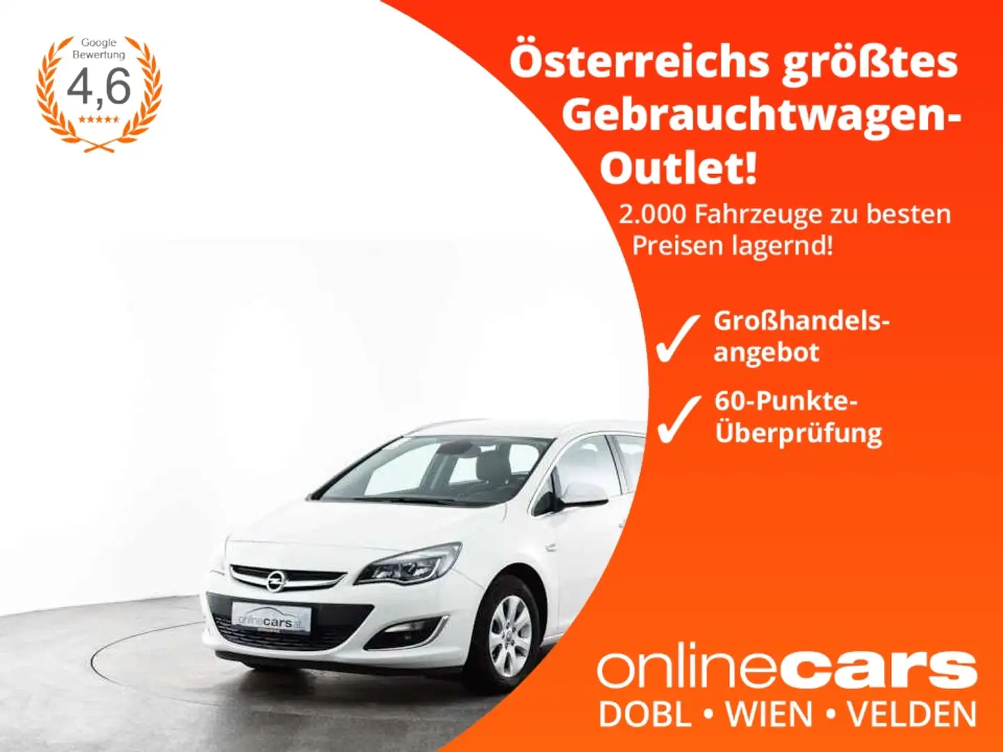 Opel Astra ST 1.6 CDTI Exklusiv LEDER TEMPOMAT PDC Bianco - 1