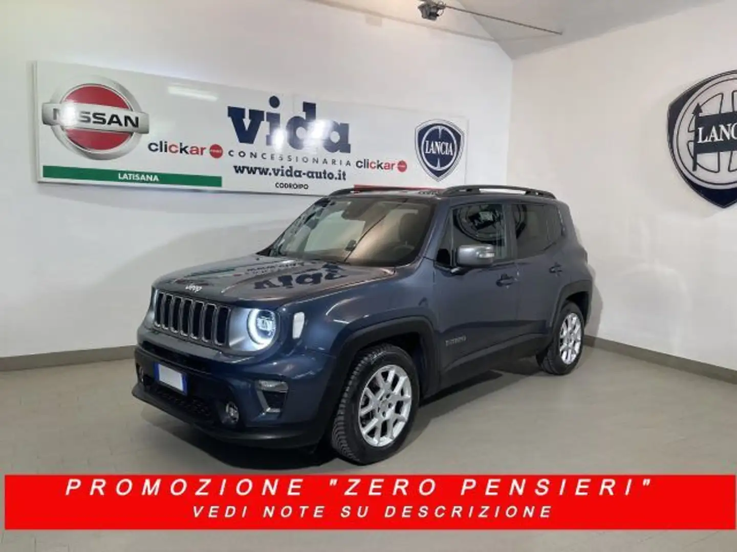 Jeep Renegade 1.3 T4 DDCT Limited BENZINA Bleu - 1