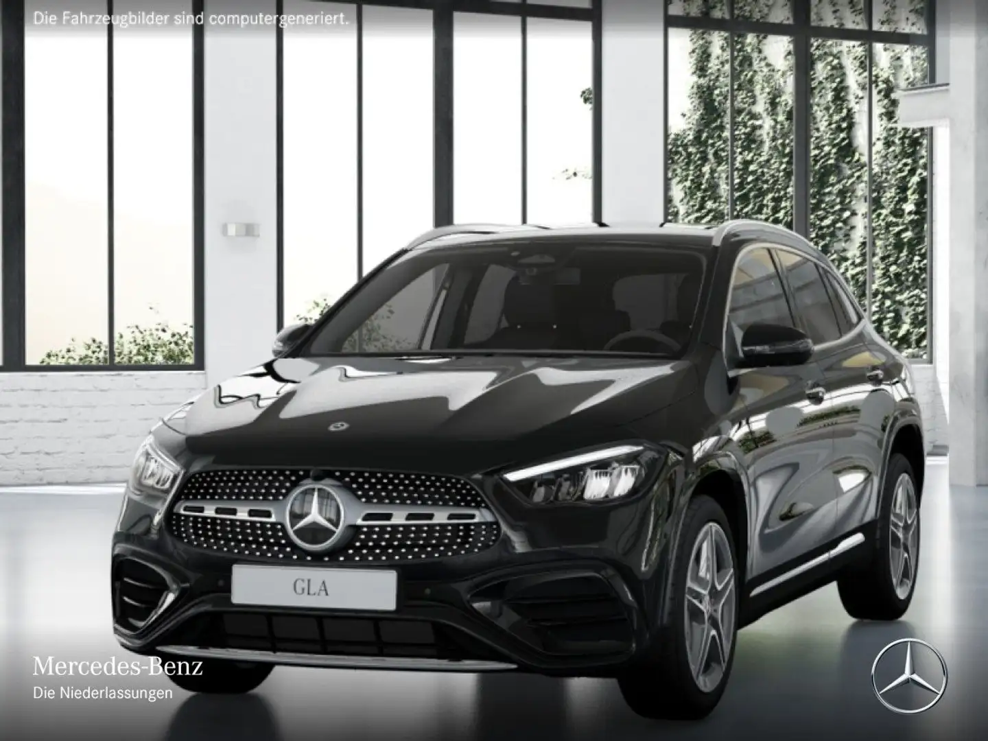 Mercedes-Benz GLA 180 AMG+360°+AHK+LED+TOTW+KEYLESS+7G Schwarz - 2