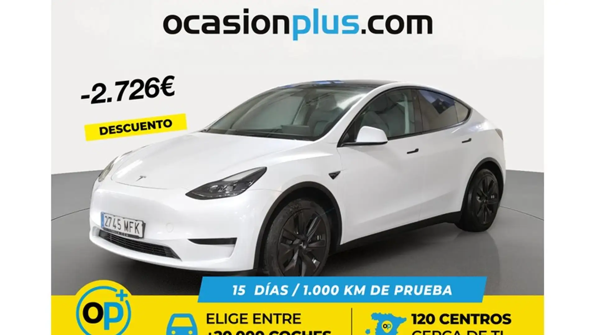 Tesla Model Y RWD Blanc - 1