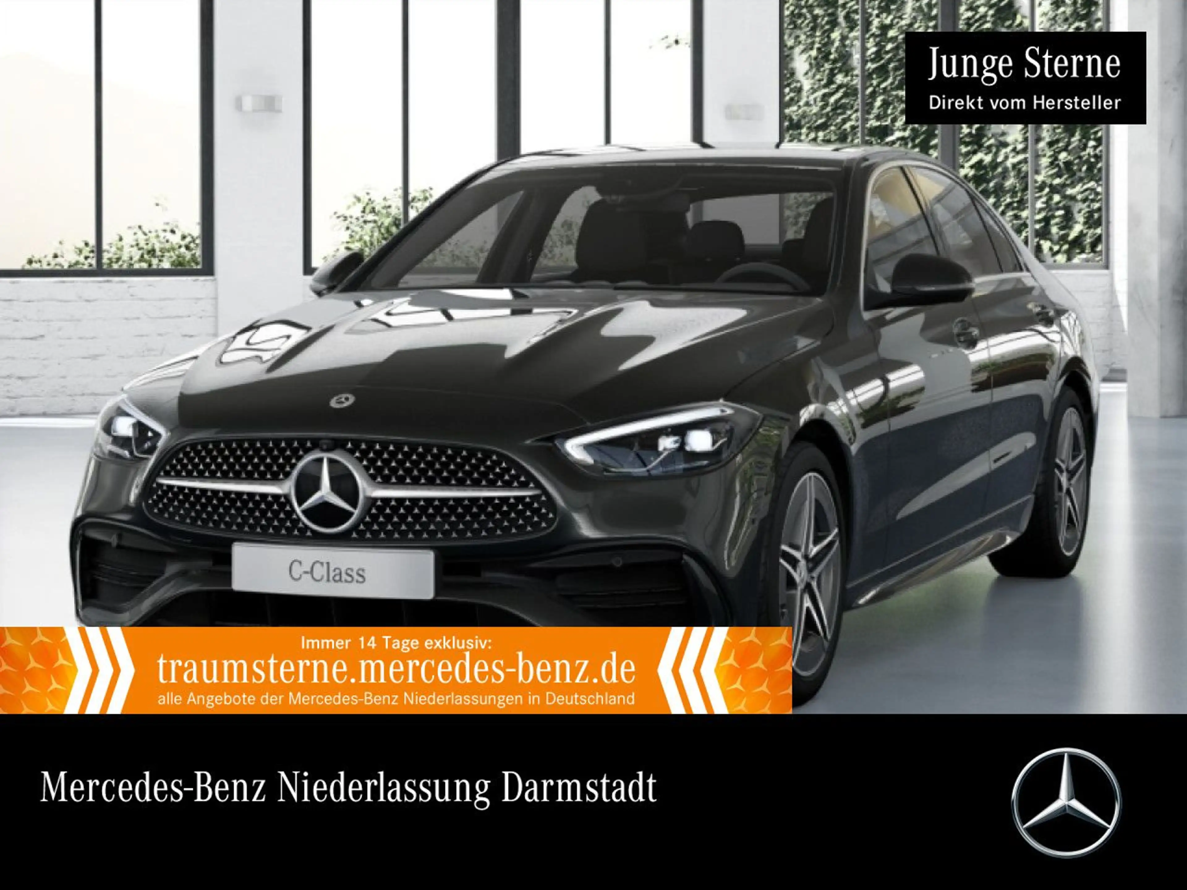 Mercedes-Benz C 180 AMG+360+AHK+LED+TOTW+KEYLESS+9G