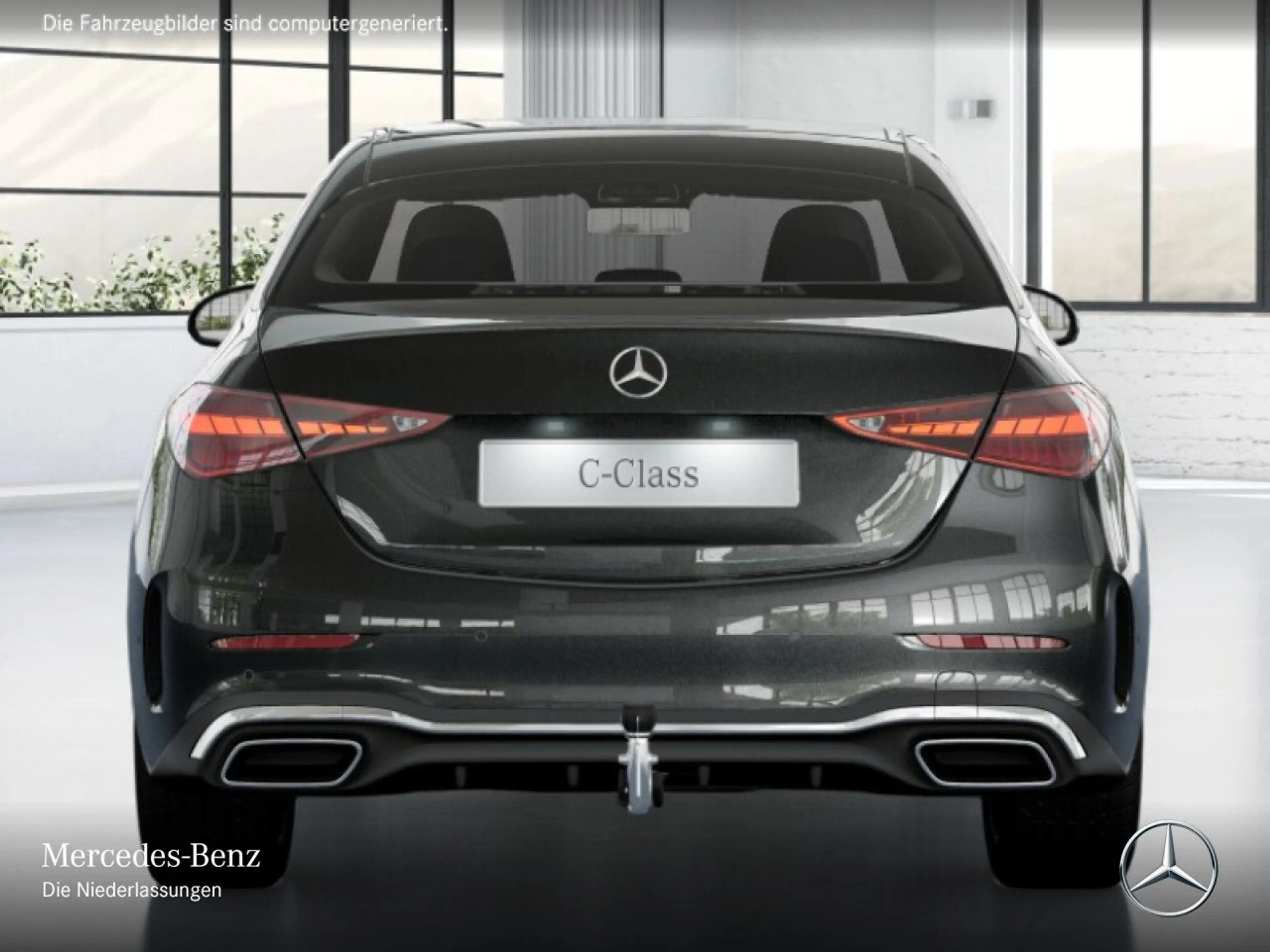 Mercedes-Benz C 180 AMG+360+AHK+LED+TOTW+KEYLESS+9G — photo 9