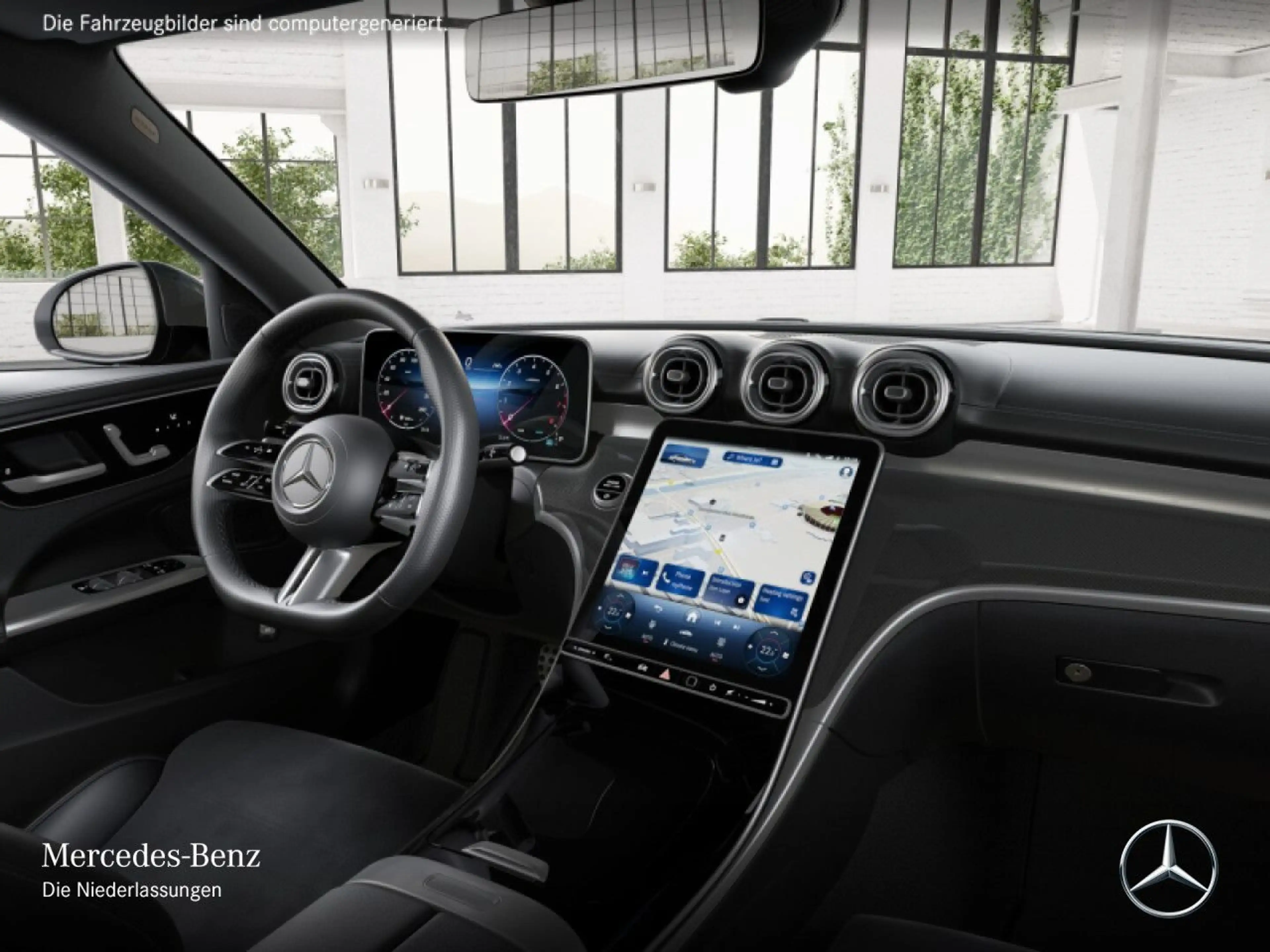 Mercedes-Benz C 180 AMG+360+AHK+LED+TOTW+KEYLESS+9G — photo 11