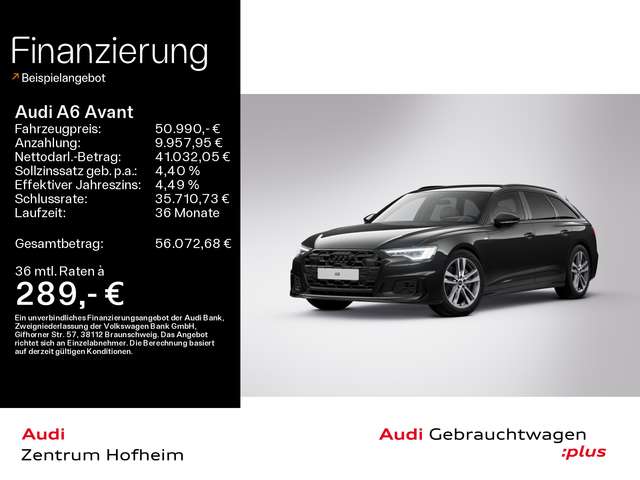 Imagine Audi A6 45 TFSI S line S tro*HUD*Matrix*Virtual